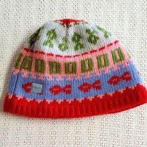 Bula Graphic 100% Lambswool Multicolored Knit Winter Hat